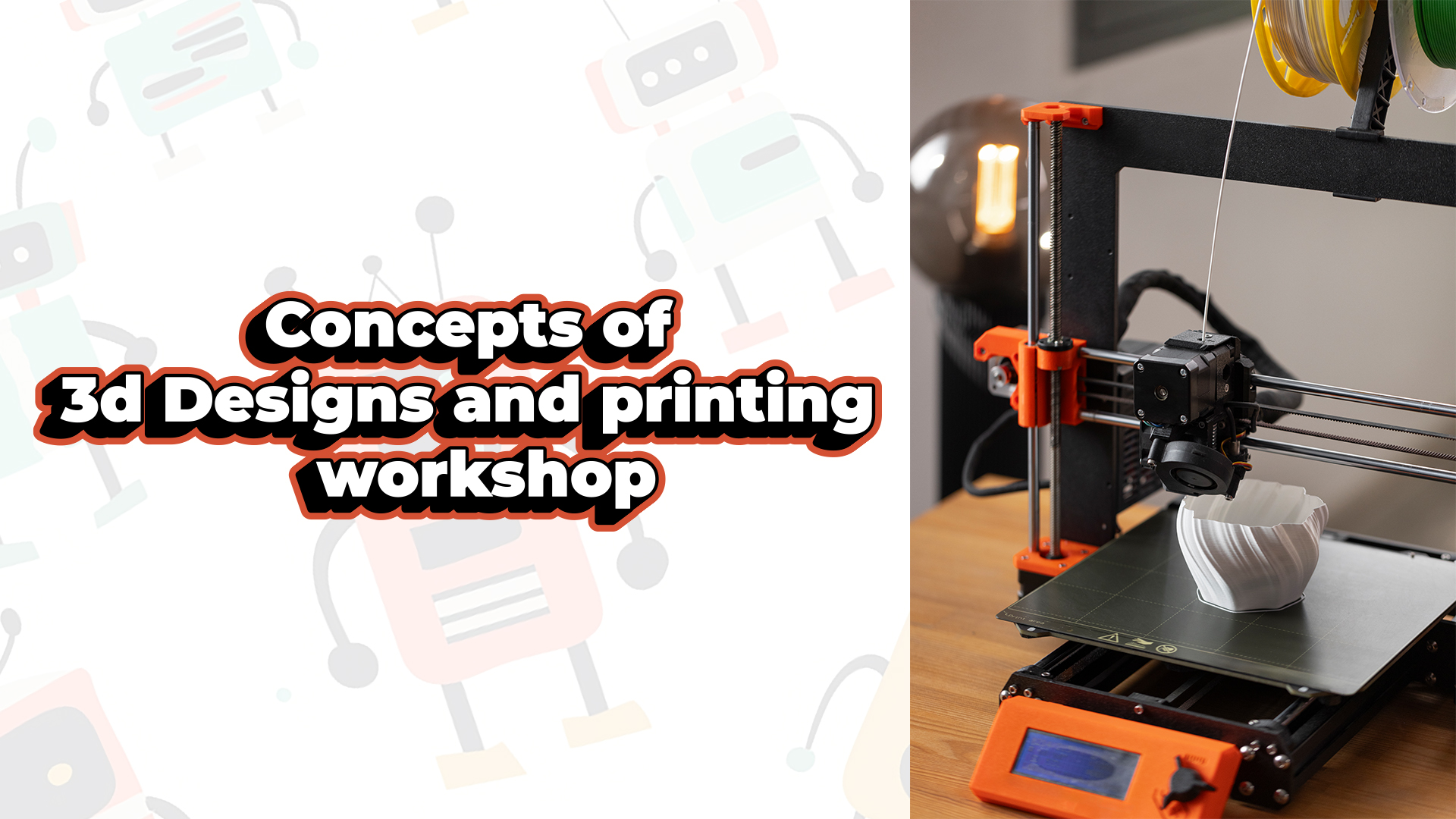 Basics of 3D Designing & Printing Banner